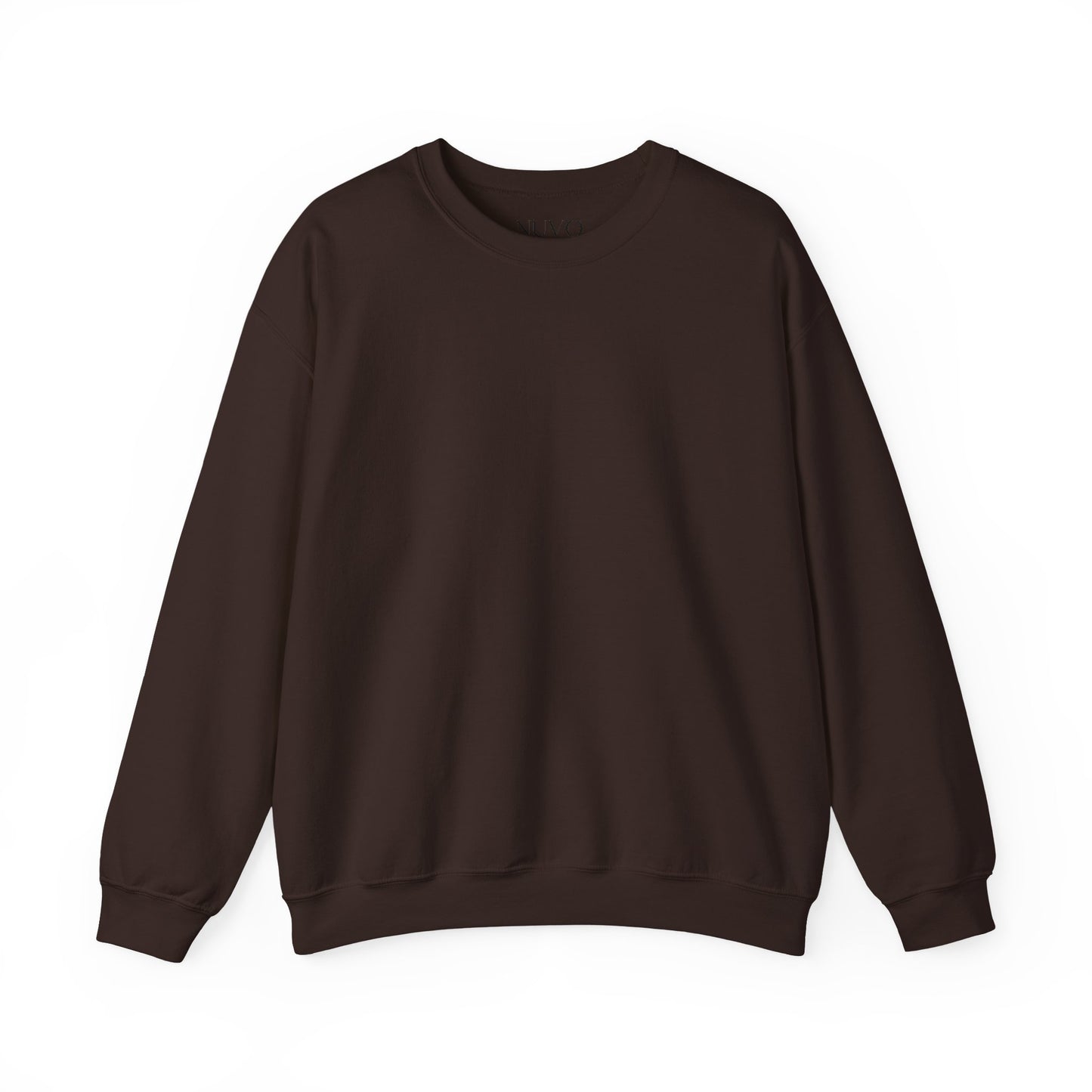 nuvo basic essentials chocolate sweatshirt 