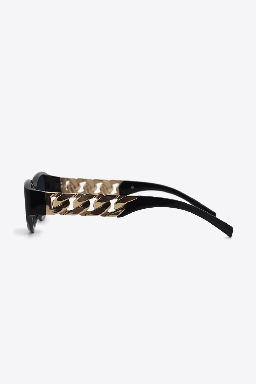 Side angle view of Rebel sunglasses by NUVO—sleek, statement-making style crafted to stand out.